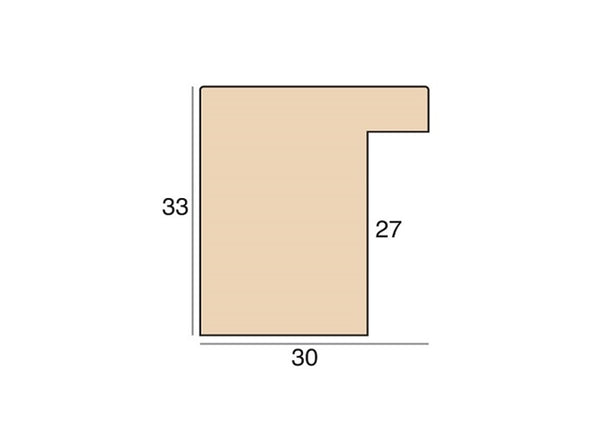 30mm 'Torino' Dove & Silver