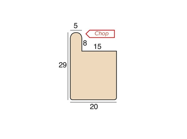 30mm deep 'Floater' Matt White Smooth 8mm rebate FSC 100%