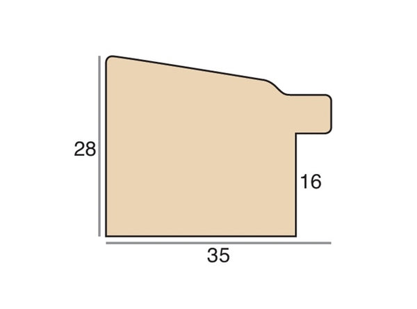 35mm 'Regency' Gold Leaf