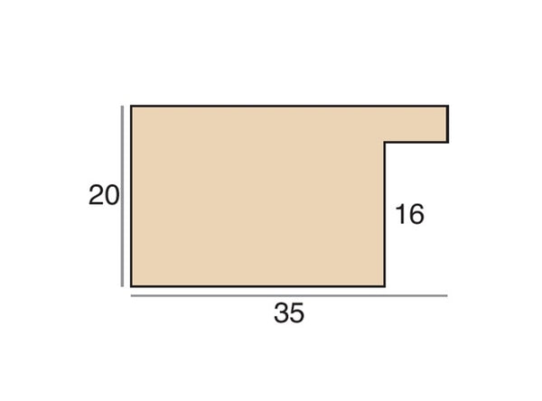 35mm 'Richmond' White Wash