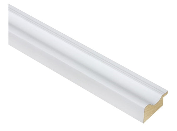 41mm 'Langham Mono' Matt White