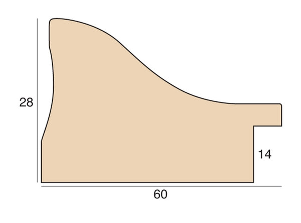60mm 'Tempest' Sand and Gold