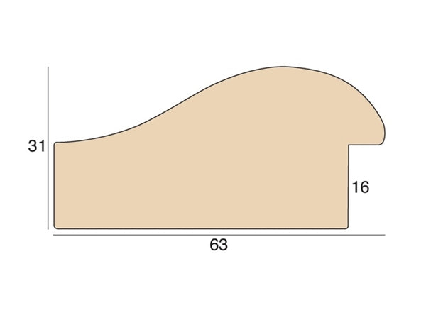 63mm 'Savannah' White Vellum FSC 100%