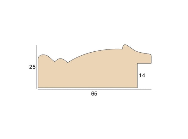 65mm 'Madison' Taupe