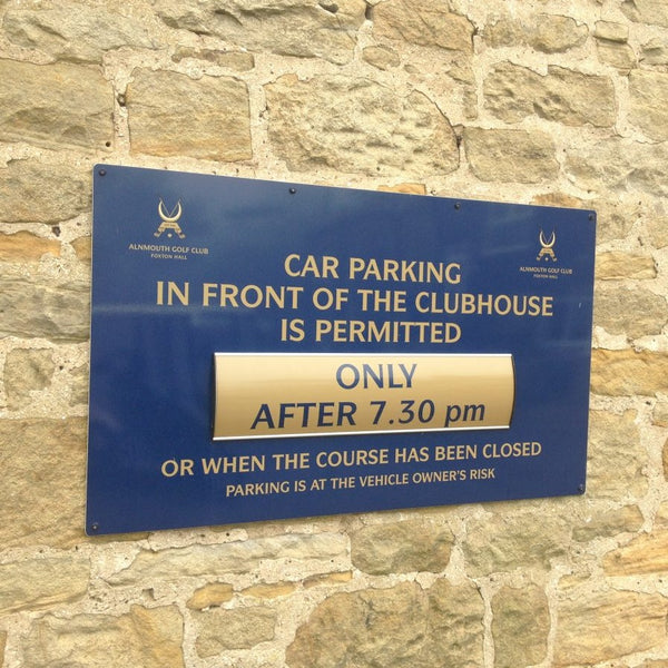 Aluminium Panel Signs