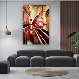 Futurism Train Art Deco - Artbox Printers