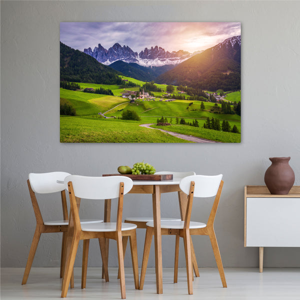 Sunset in the Dolomites