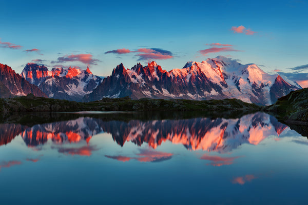 Alpine Sunset of France