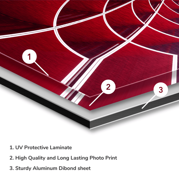 Brushed Metal Aluminium Print - Artbox Printers